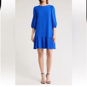 DKNY Vibrant Blue Mini Dress